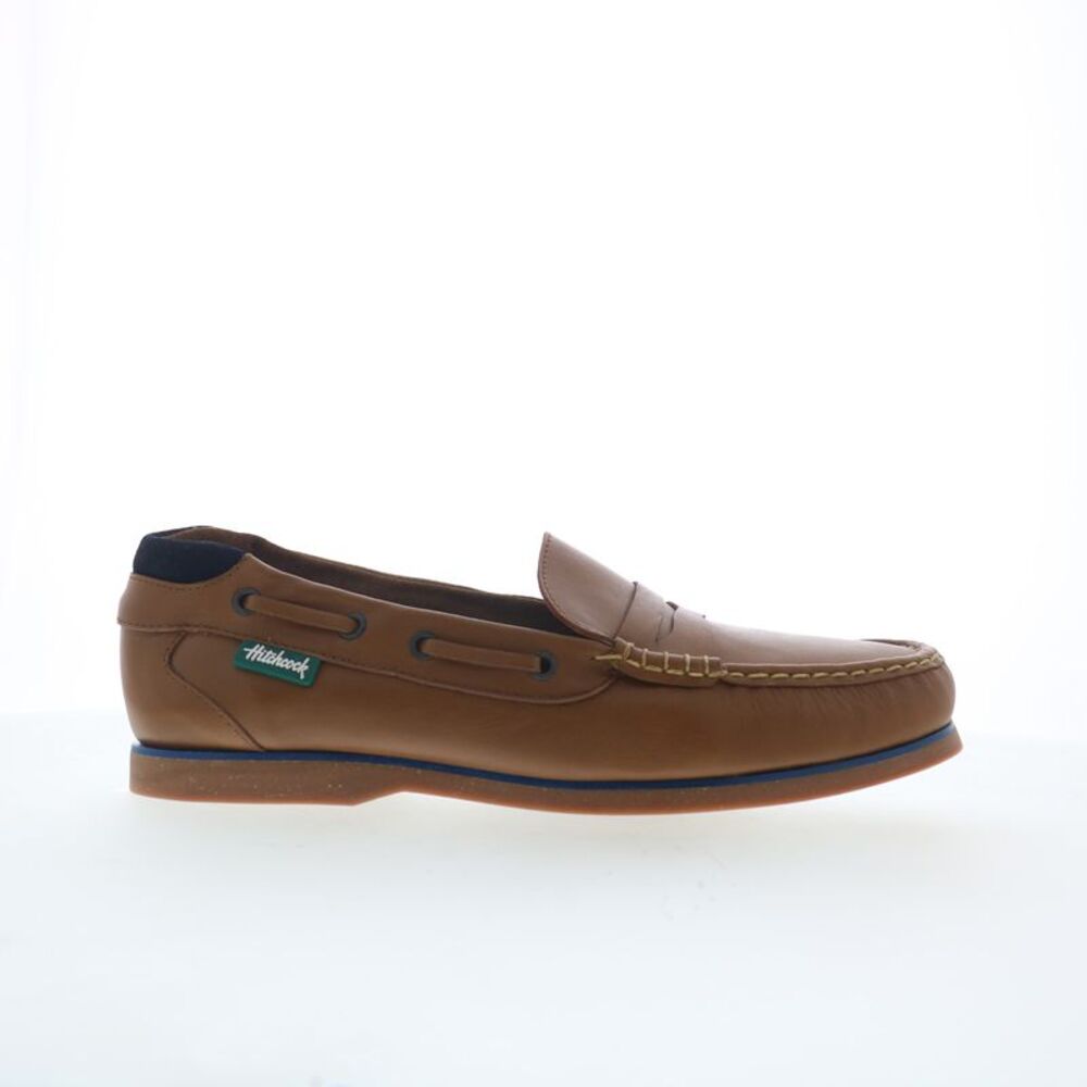Hitchcock Mens Boat Solo Lo.. Brown Shoes (NWT)
